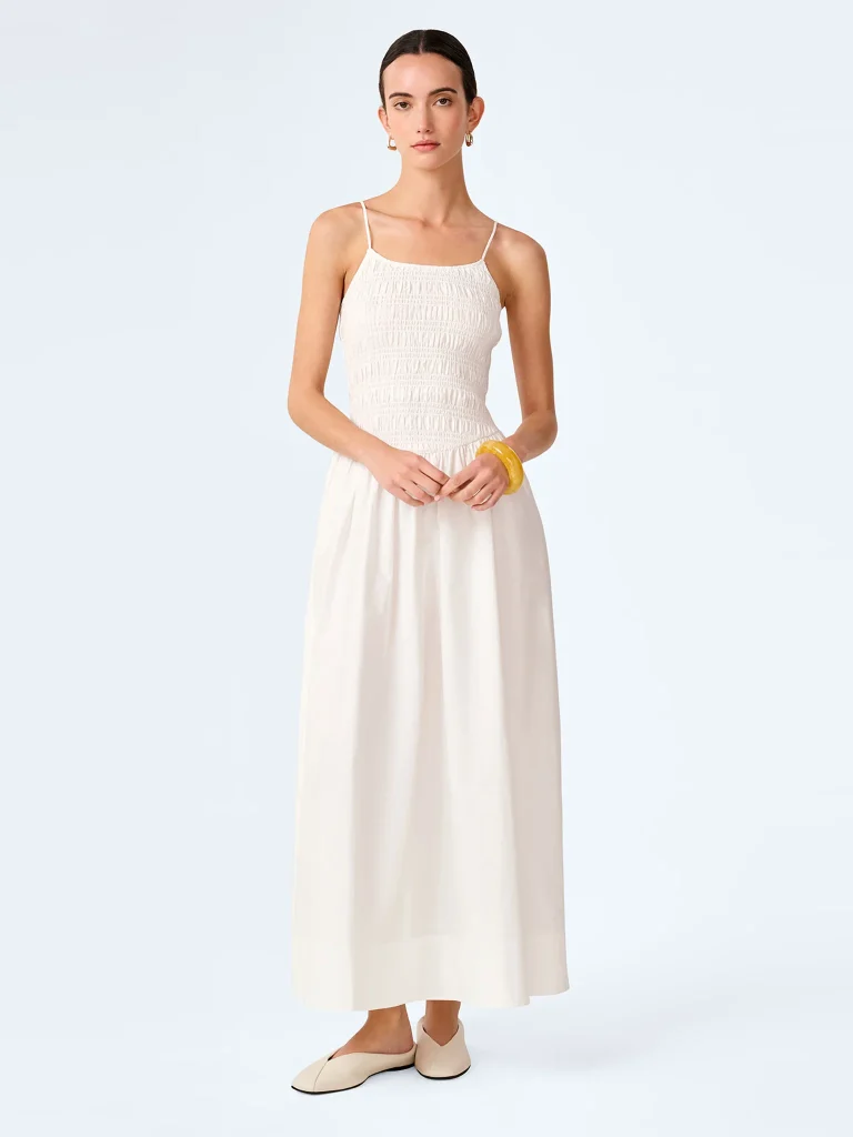 Paulina Dress in White from Omnes