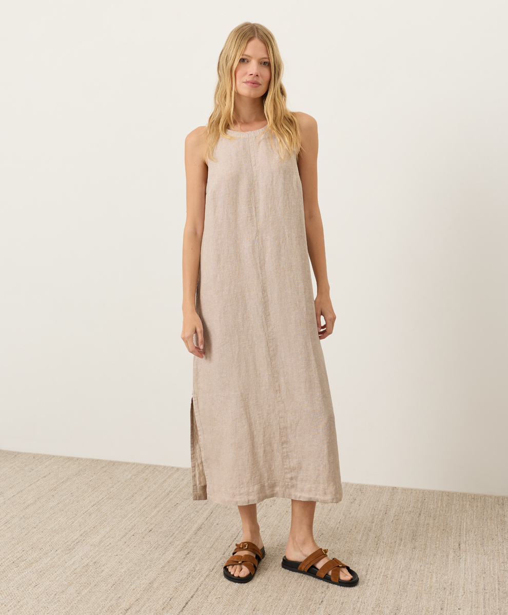 Organic Linen Easy Tank Dress from Pact 