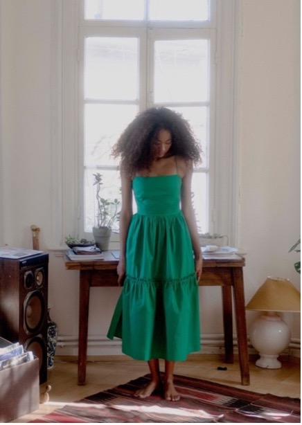 Holly Dress in Emerald from OhSevenDays 